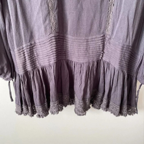 Some Days Lovin Smocked Long Sleeve Dress Sz S - Picture 5 of 7